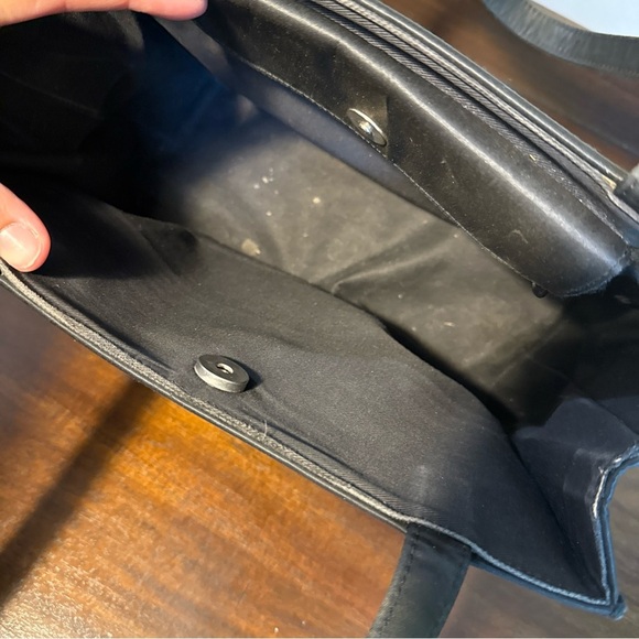 Kate Spade NY 90s Sam Mini Box Purse Vintage Black Handbag Vintage B - Picture 10 of 12